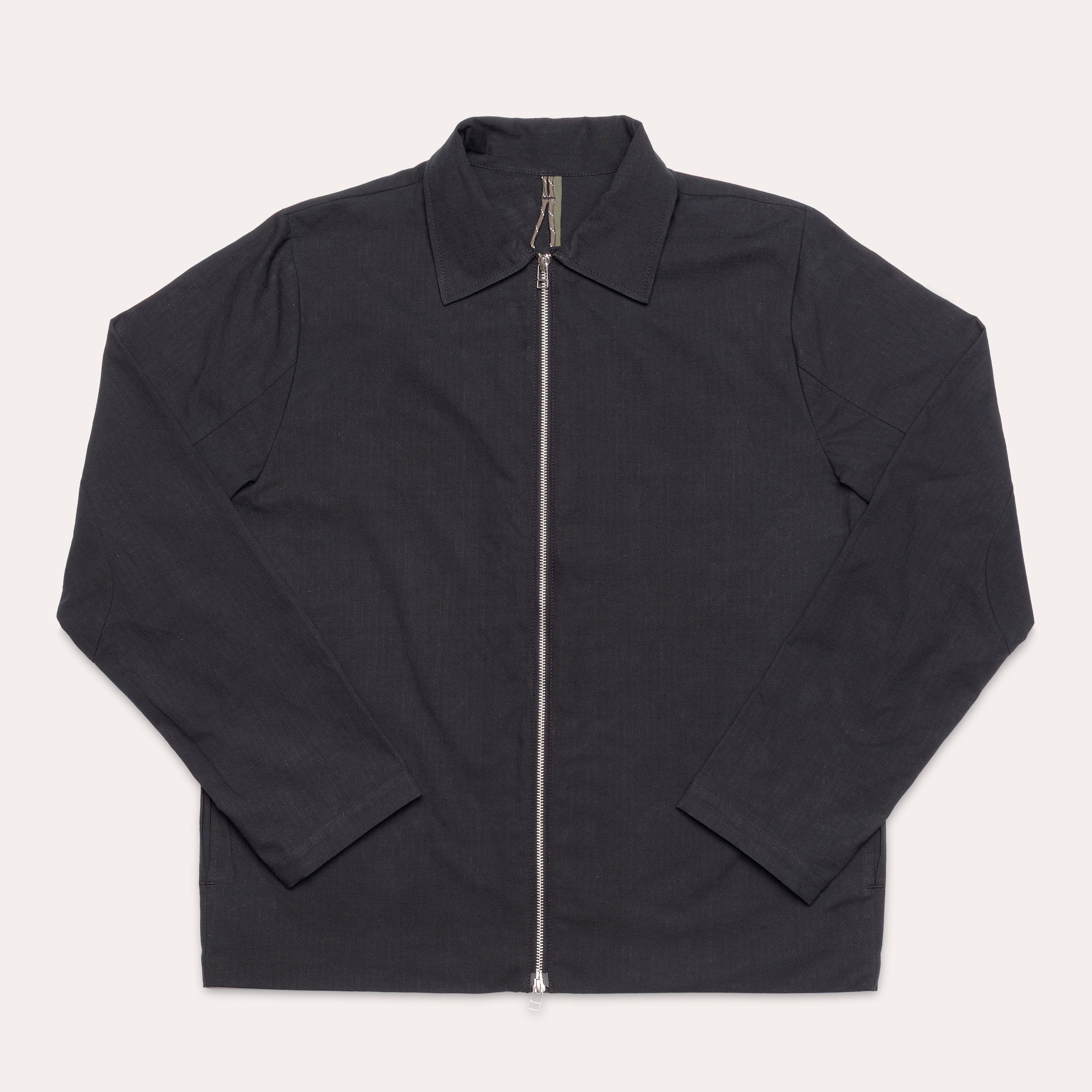 GILDA | Made in Japan - Jacket 1 - Black Cotton/Hemp Ripstop