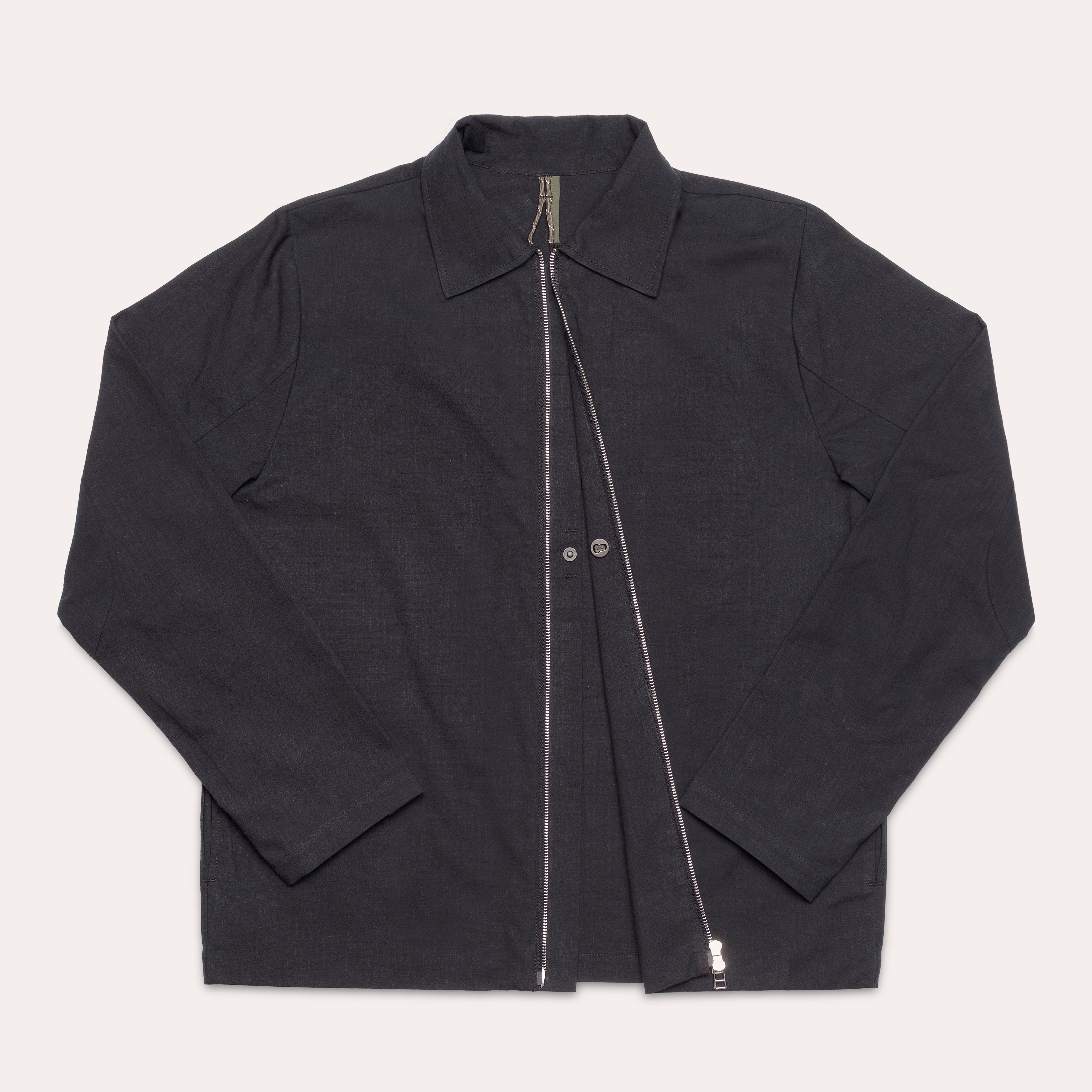 GILDA | Made in Japan - Jacket 1 - Black Cotton/Hemp Ripstop